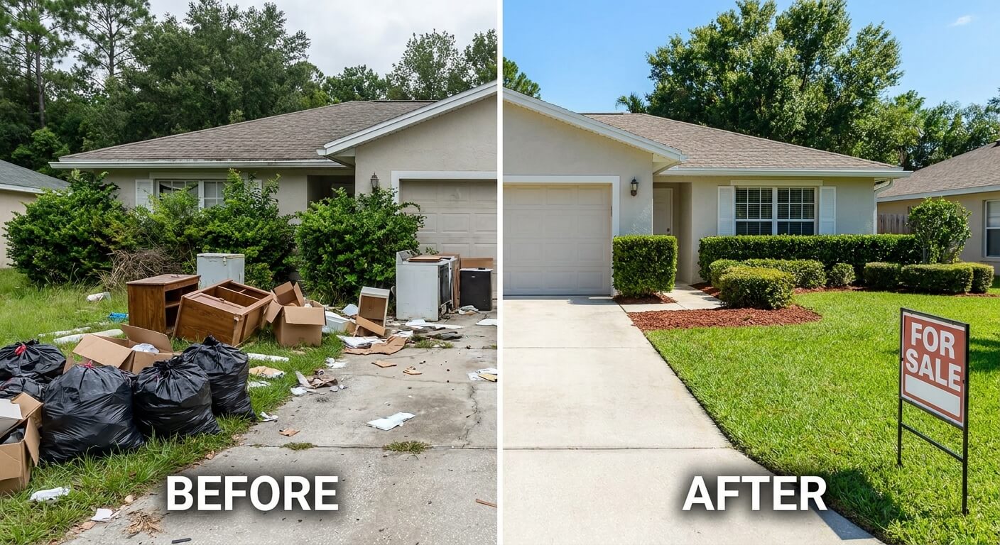 Clean bright Marin home after estate service